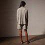 Lightweight Matte Satin Fluid Shirt in Mineral | James Perse Los Angeles
