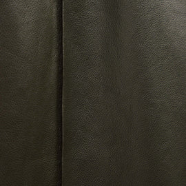 Leather Track Pant - Dark Olive