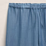 Linen Wide Cuff Pant in Blue Hyacinth | James Perse Los Angeles