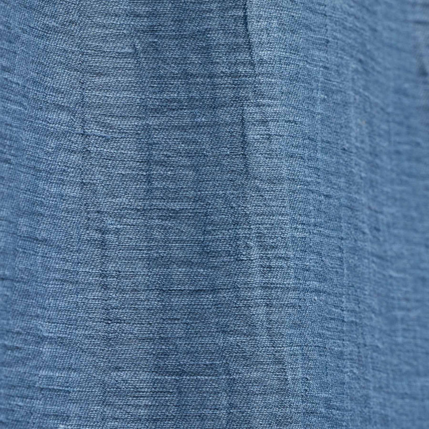 Linen Wide Cuff Pant in Blue Hyacinth | James Perse Los Angeles