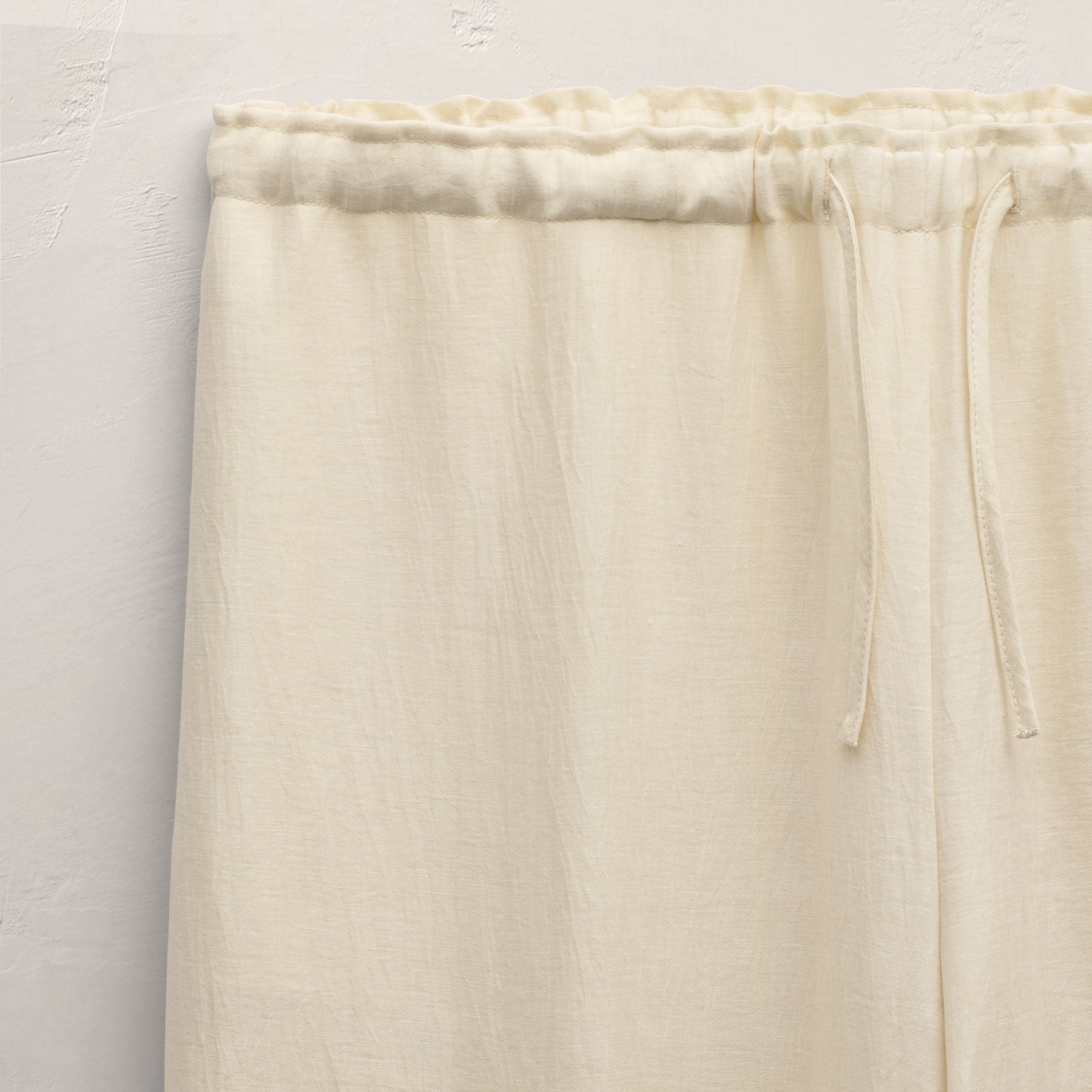 Linen Wide Cuff Pant in Ecru | James Perse Los Angeles