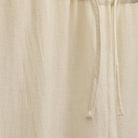 Linen Wide Cuff Pant in Ecru | James Perse Los Angeles
