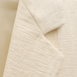 Crinkle Linen Relaxed Blazer in Ecru | James Perse Los Angeles