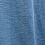 Textured Linen Tie Front Tunic Dress in Blue Hyacinth | James Perse Los Angeles