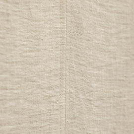 Textured Linen Tie Front Tunic Dress in Ecru | James Perse Los Angeles