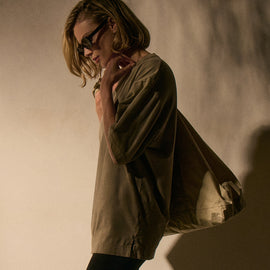 Heavy Luxe Jersey Oversized Tee in Overcast | James Perse Los Angeles