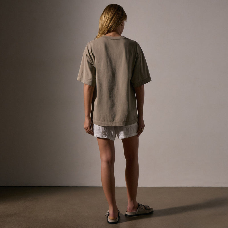 Heavy Luxe Jersey Oversized Tee in Overcast | James Perse Los Angeles
