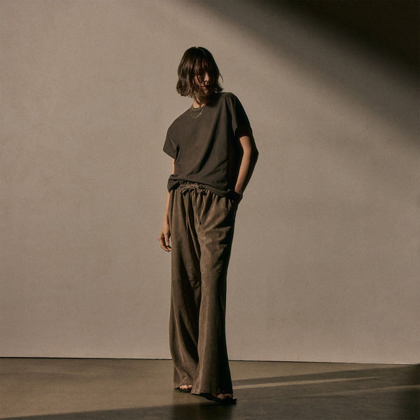 Heavy Luxe Jersey Cap Sleeve Tee in Porcupine | James Perse Los Angeles