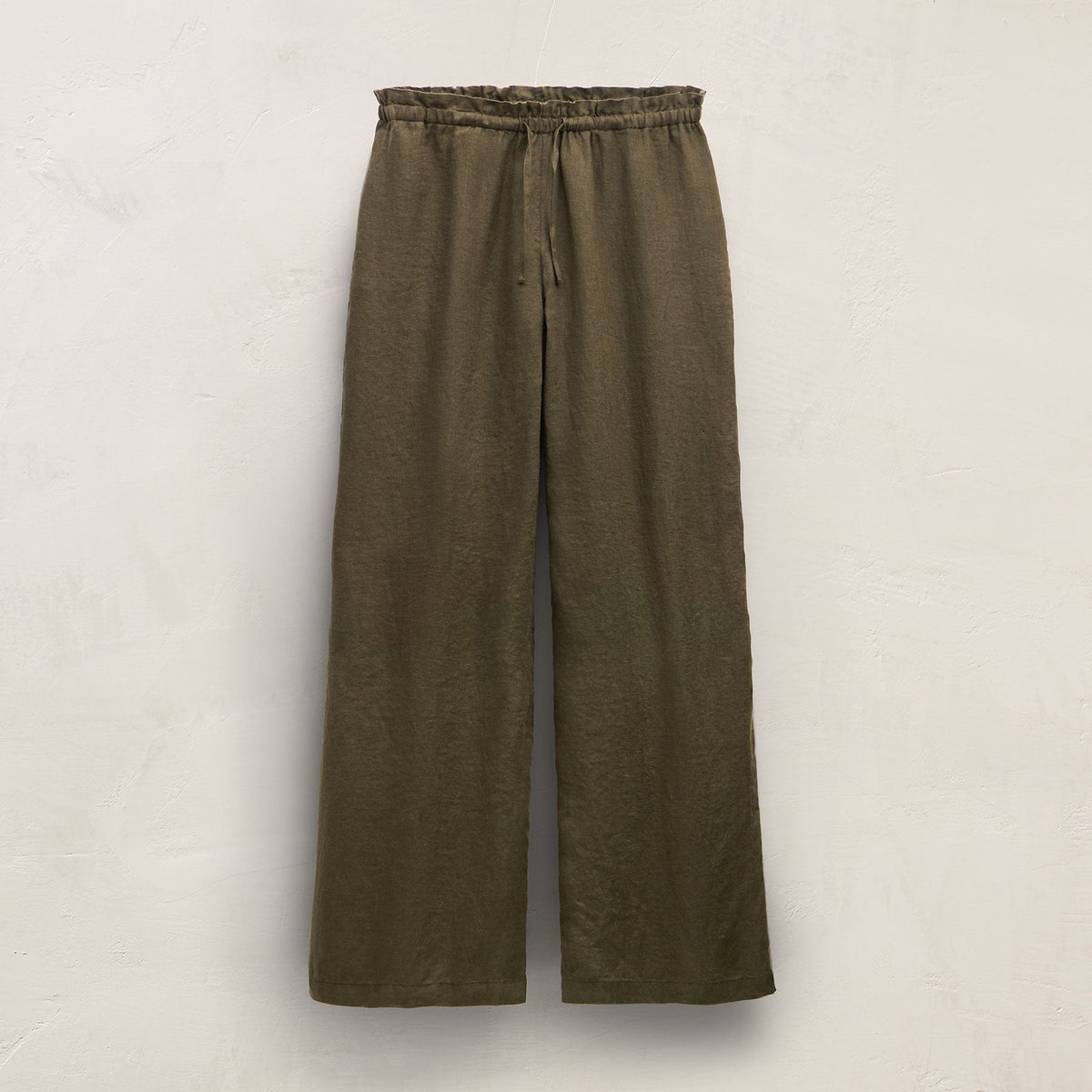Linen Pant in Army Green | James Perse Los Angeles