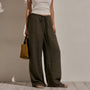 Linen Pant in Army Green | James Perse Los Angeles