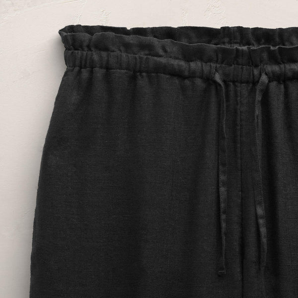 Linen Pant in Black | James Perse Los Angeles