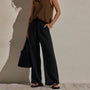 Linen Pant in Black | James Perse Los Angeles