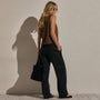 Linen Pant in Black | James Perse Los Angeles