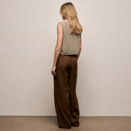 Linen Pant in Cocoa | James Perse Los Angeles
