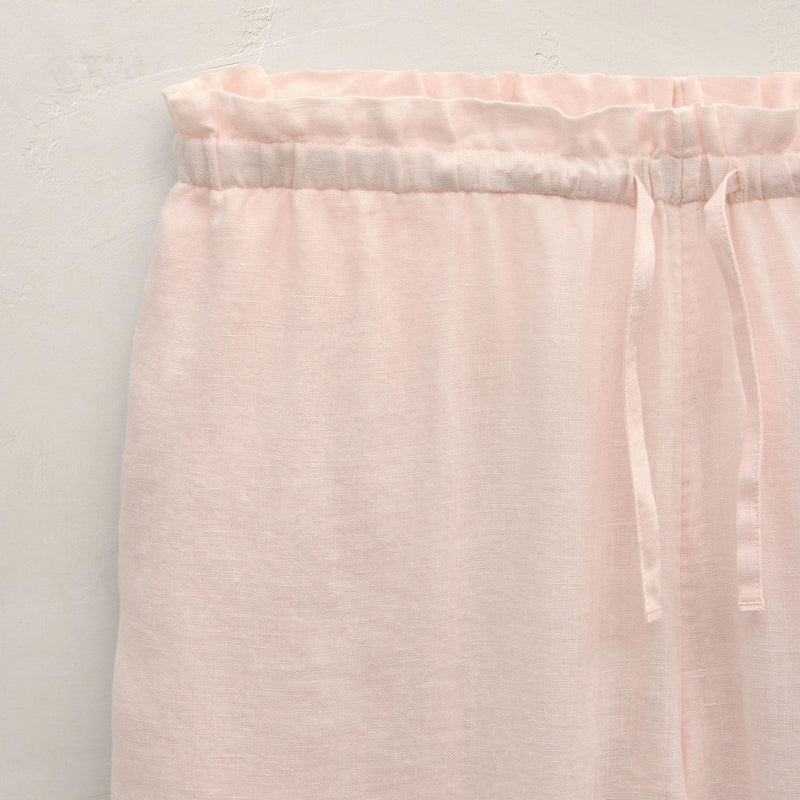 Linen Pant in Light Rose Quartz | James Perse Los Angeles