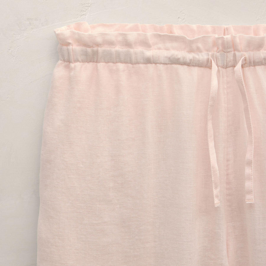 Linen Pant in Light Rose Quartz | James Perse Los Angeles