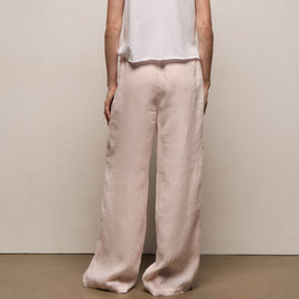 Linen Pant in Light Rose Quartz | James Perse Los Angeles