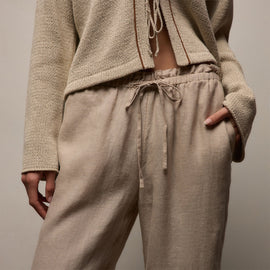 Linen Pant in Stone | James Perse Los Angeles