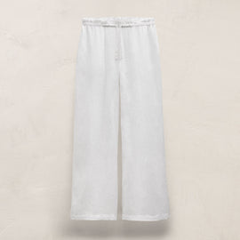 Linen Pant in White | James Perse Los Angeles