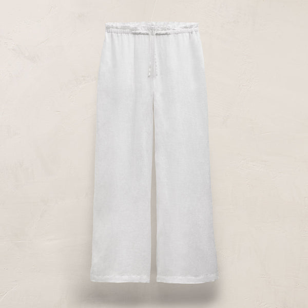Linen Pant in White | James Perse Los Angeles