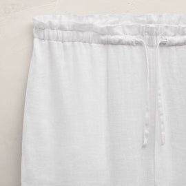 Linen Pant in White | James Perse Los Angeles