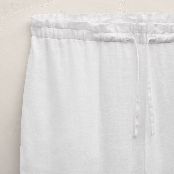 Linen Pant in White | James Perse Los Angeles