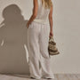 Linen Pant in White | James Perse Los Angeles