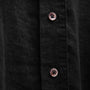 Linen Oversized Shirt in Black | James Perse Los Angeles