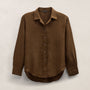 Linen Oversized Shirt in Cocoa | James Perse Los Angeles