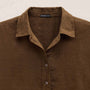 Linen Oversized Shirt in Cocoa | James Perse Los Angeles