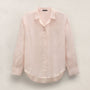 Linen Oversized Shirt in Light Rose Quartz | James Perse Los Angeles