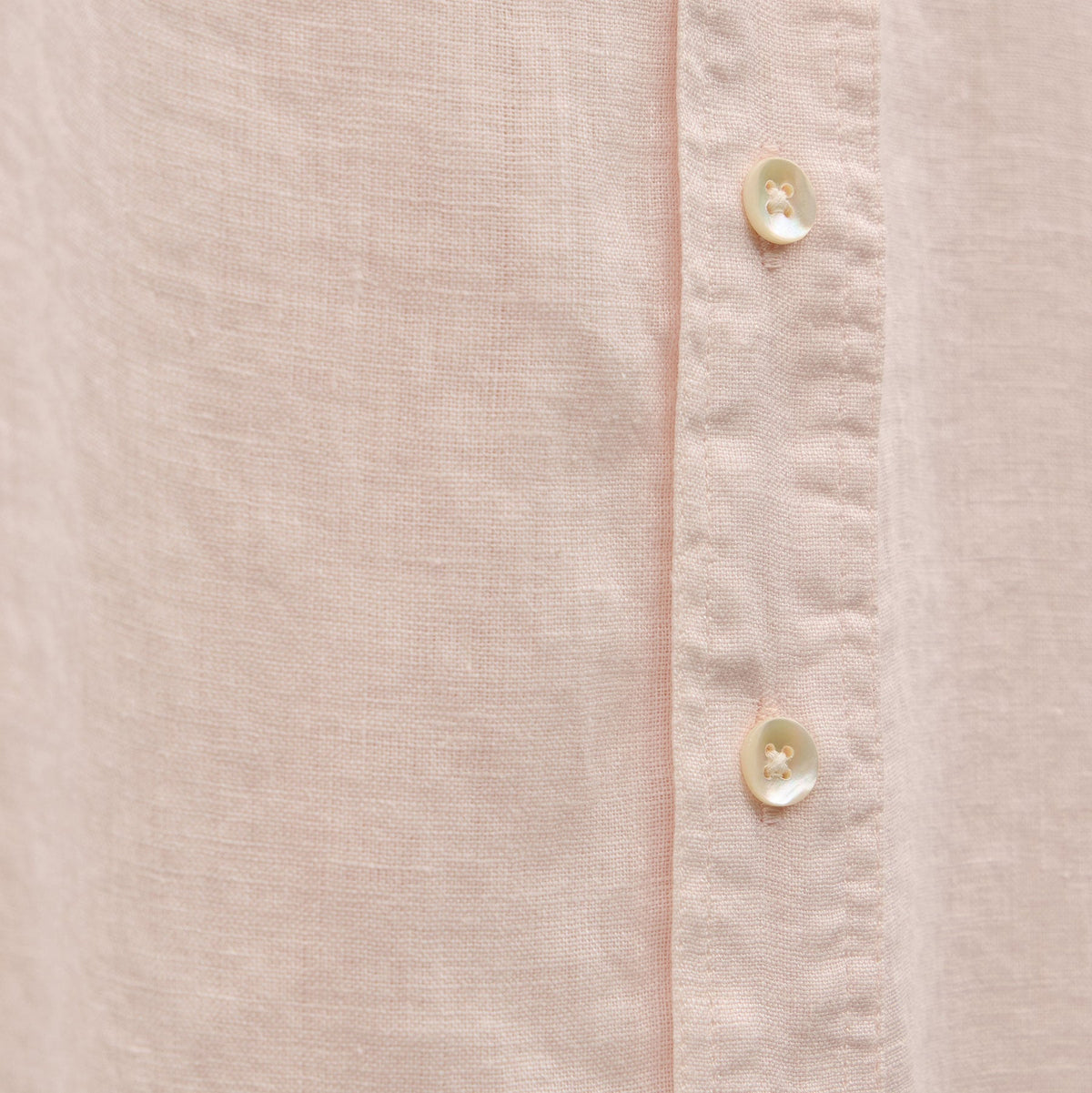 Linen Oversized Shirt in Light Rose Quartz | James Perse Los Angeles