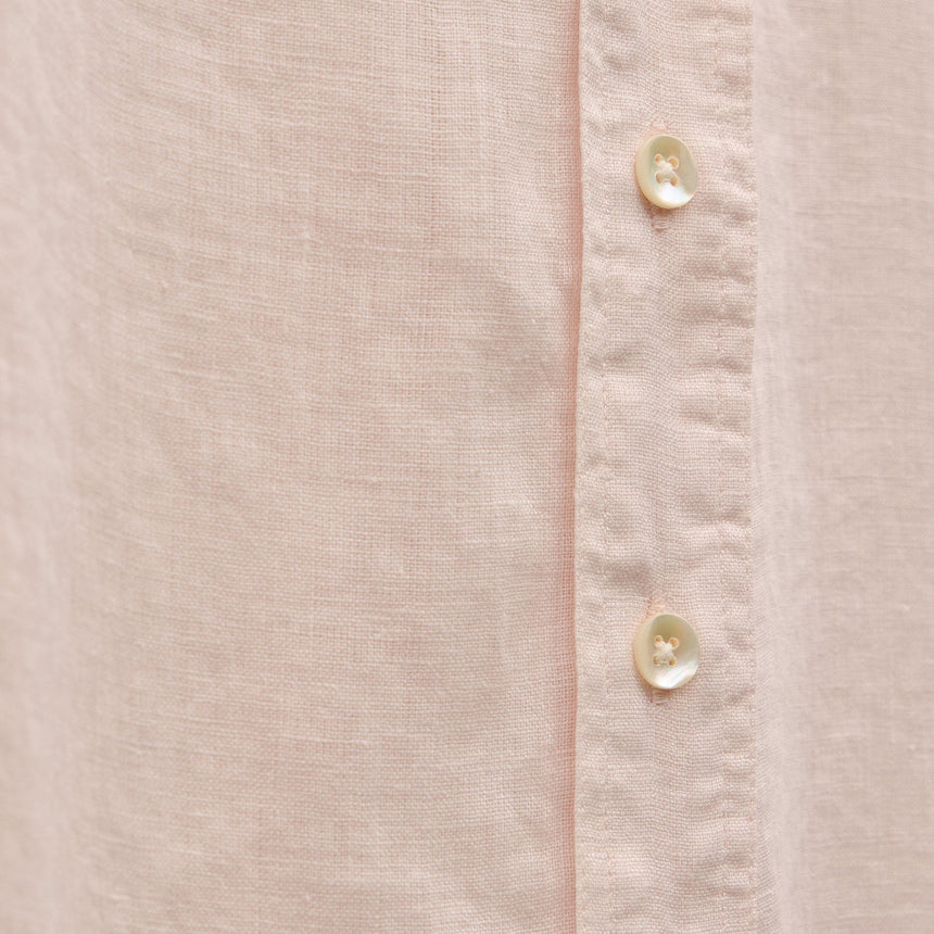 Linen Oversized Shirt in Light Rose Quartz | James Perse Los Angeles