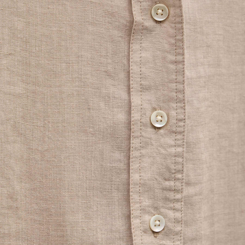 Linen Oversized Shirt in Stone | James Perse Los Angeles