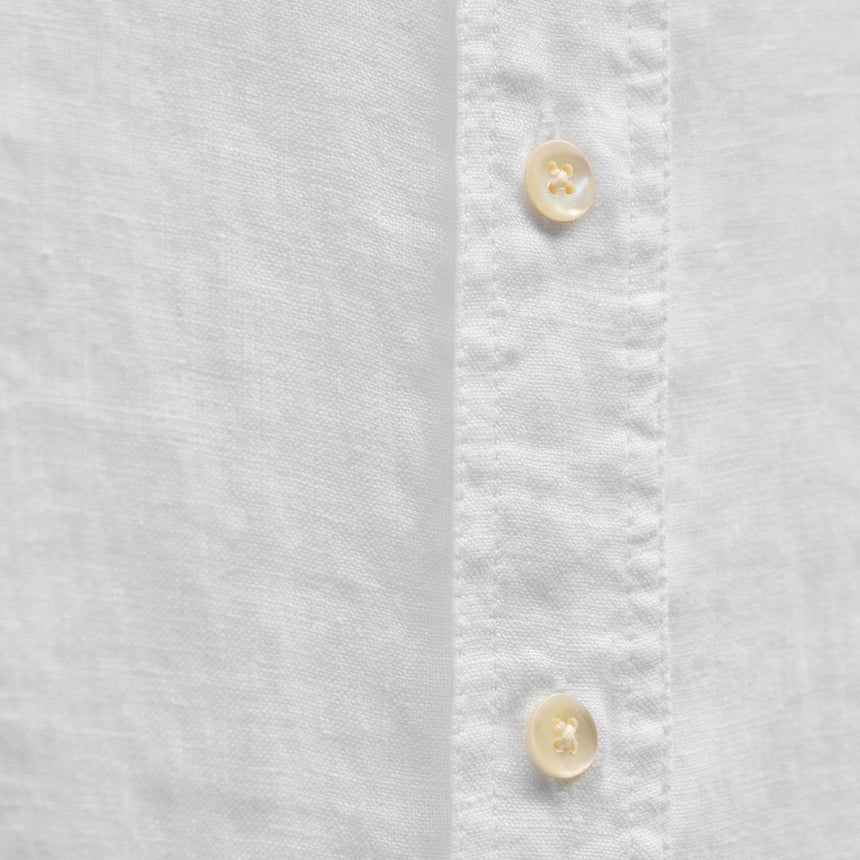 Linen Oversized Shirt in White | James Perse Los Angeles