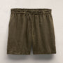 Linen Short in Army Green | James Perse Los Angeles