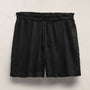 Linen Short in Black | James Perse Los Angeles