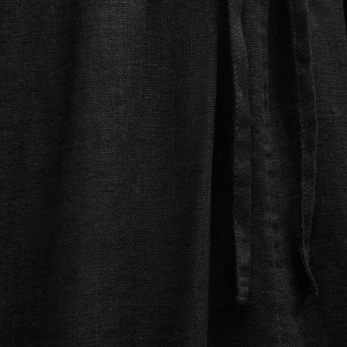Linen Short in Black | James Perse Los Angeles