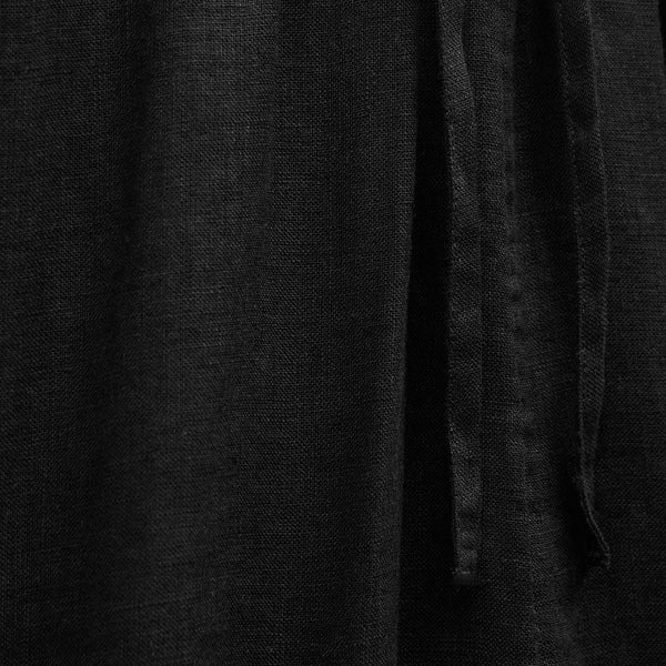 Linen Short in Black | James Perse Los Angeles