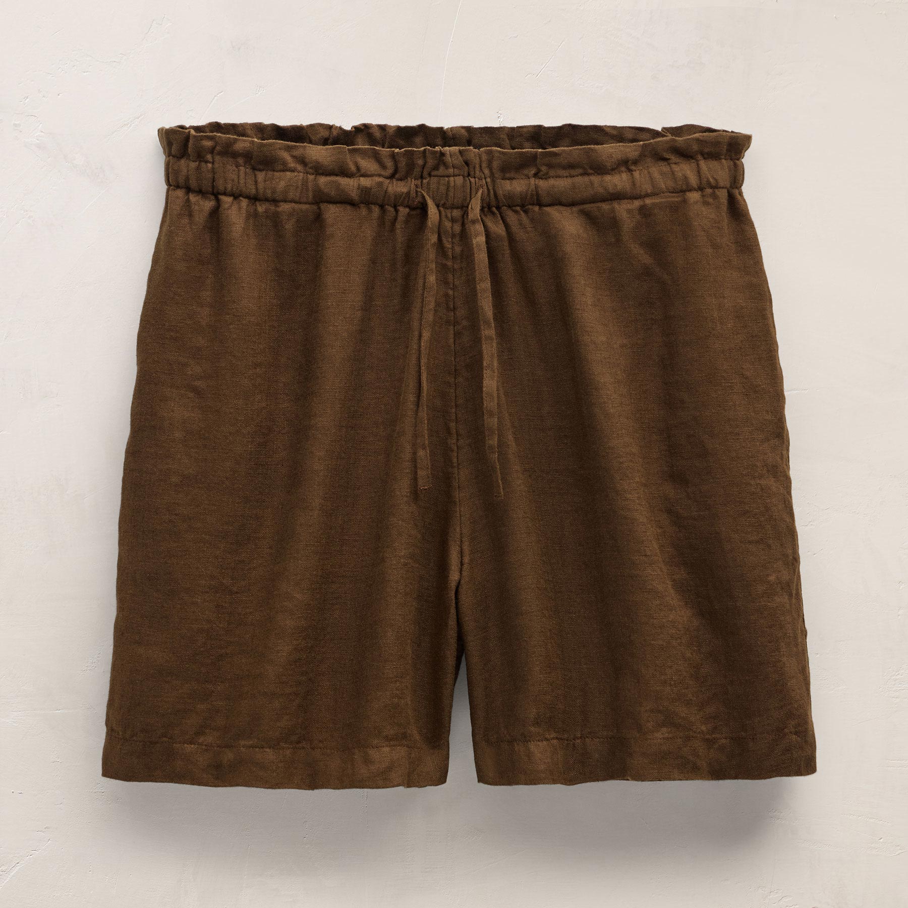 Linen Short in Cocoa | James Perse Los Angeles