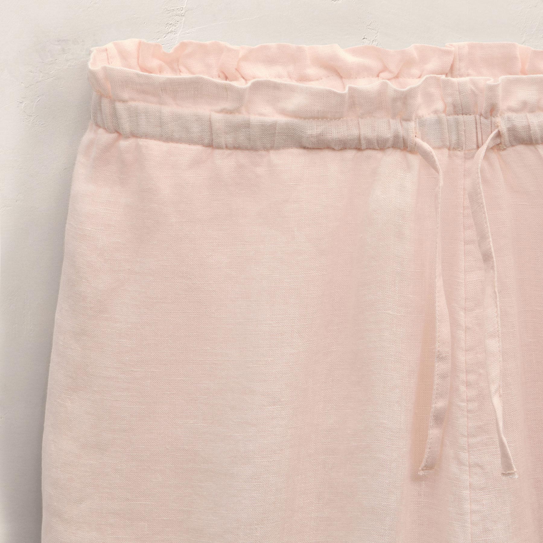 Linen Short in Light Rose Quartz | James Perse Los Angeles