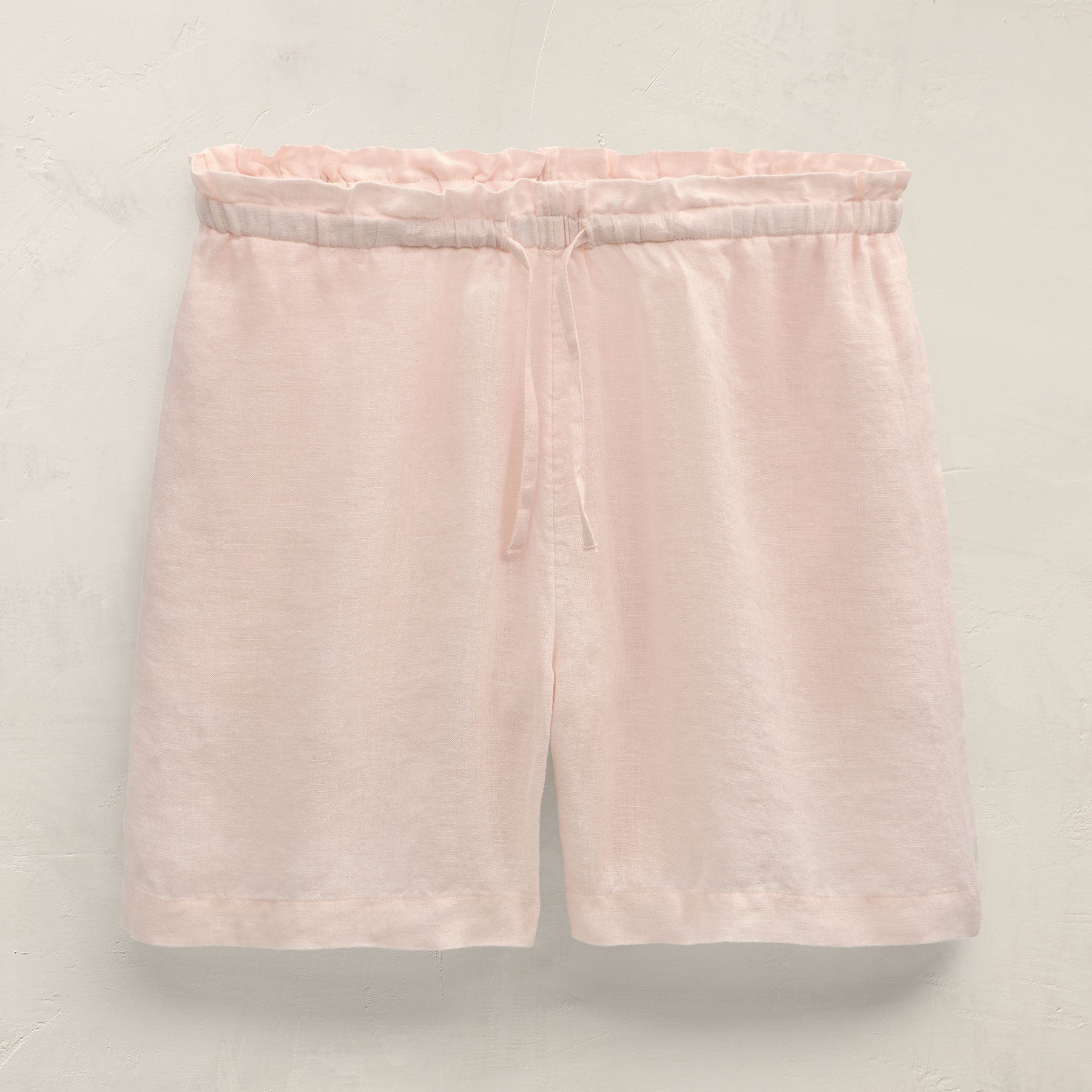 Linen Short in Light Rose Quartz | James Perse Los Angeles