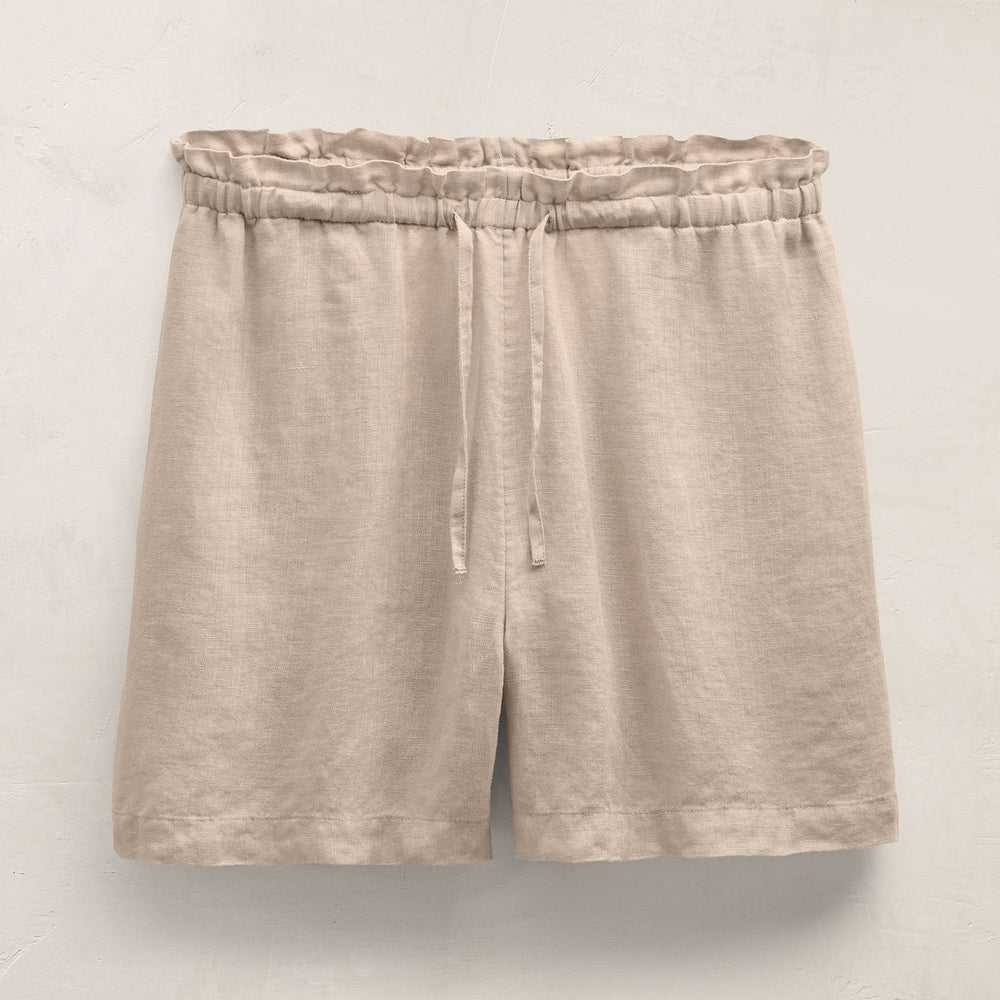 Linen Short in Stone | James Perse Los Angeles