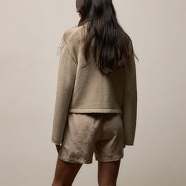 Linen Short in Stone | James Perse Los Angeles