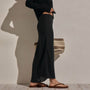 Linen Skirt in Black | James Perse Los Angeles
