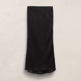 Linen Skirt in Black | James Perse Los Angeles
