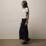 Linen Skirt in Black | James Perse Los Angeles