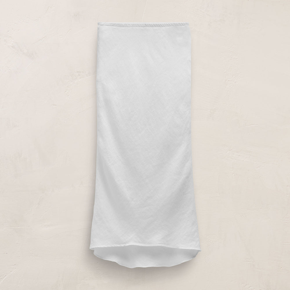 Linen Skirt in White | James Perse Los Angeles