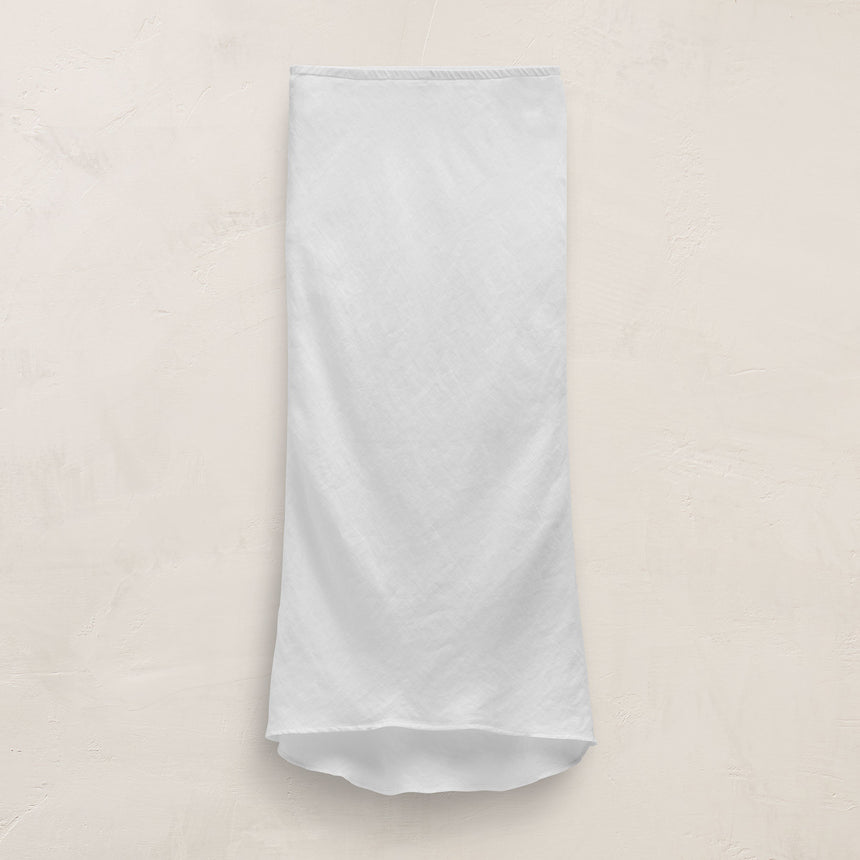 Linen Skirt in White | James Perse Los Angeles