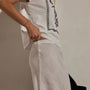 Linen Skirt in White | James Perse Los Angeles